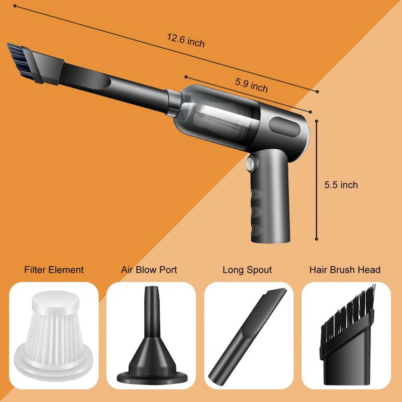 DualClean 2 en 1 – Aspirador y Soplador Portátil Sin Cables